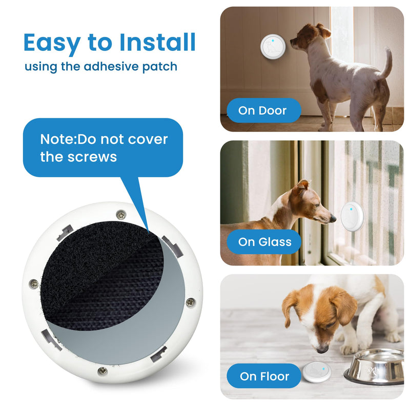 Dog DoorBell for Potty Training, Wireless Doggie Door Bell Operating at 1000 Feet with IP65 Waterproof Touch Button, 32 Melodies 1 Receiver + 1 Button - PawsPlanet Australia