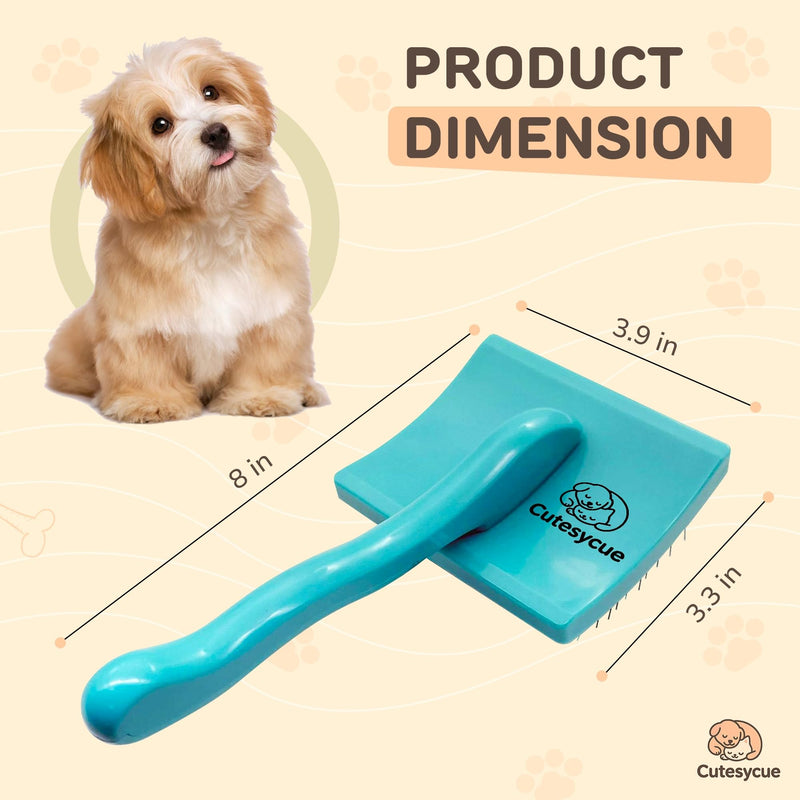 Slicker Brush for Dogs | Dog Grooming Supplies | Best Brushs For Long Haired Dog | Deshedding Brush | Dematting Brushs | Gentle On Skin | Soft-Grip Handle - PawsPlanet Australia