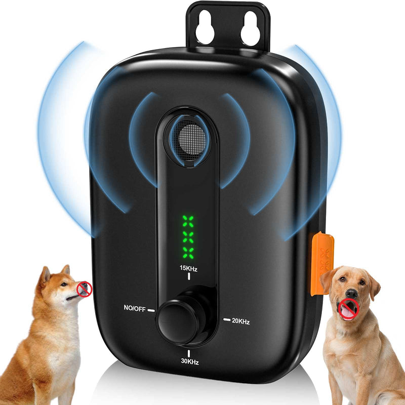 YEOWWW! Anti Barking Device for Dogs, Rechargeable Ultrasonic Dog Barking Control Devices with 3 Modes, 33 FT Barking Silencer Sonic Barking Deterrent Indoor/Outdoor Safe for Dog & People B