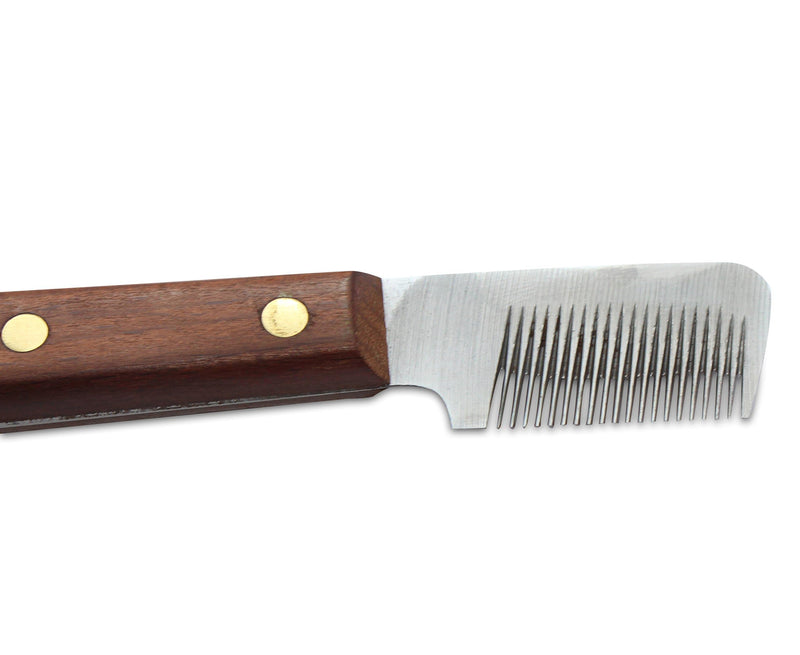 Mars Coat King Professional Dog Stripping Knife Grooming Tool, Short/Wide Blade and Slant Tooth - Right-Handed Short/Wide Slant Tooth