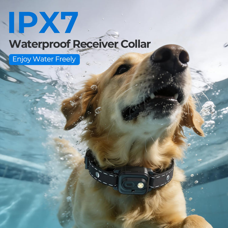 RPZ Dog Shock Collar with Remote Control, Dog Training Collar, E Vibration Collar for Large Medium Small Dogs, 4 Training Modes Rechargeable IPX7 Waterproof 4200FT, 2pcs 2 pcs - PawsPlanet Australia