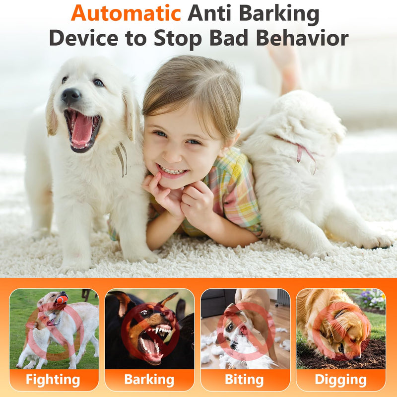 Anti Barking Device for Dogs, Bark Box, 3 Modes Dog Barking Deterrent Devices, Anti Bark Device for Dogs, Weatherproof 50 Ft Barking Dog Silencer, A Safe and Effective Anti Barking Device Black - PawsPlanet Australia