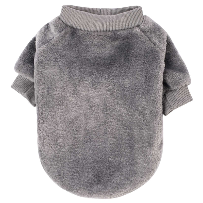 FabriCastle Dog Sweater, Pack of 2 or 3, Dog Clothes, Dog Coat, Dog Jacket for Small or Medium Dogs Boy or Girl, Ultra Soft and Warm Cat Pet Sweaters (Small, Grey,Blue,Dark Blue) - PawsPlanet Australia