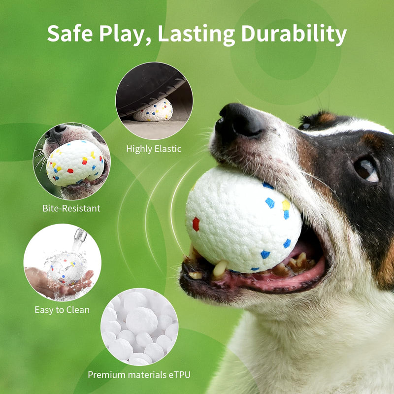 uahpet iRetriever Balls 4Pack for iRetriever Dog Ball Launcher, 2.5inch Tear-Resistant ETPU Dog Toys Balls - PawsPlanet Australia