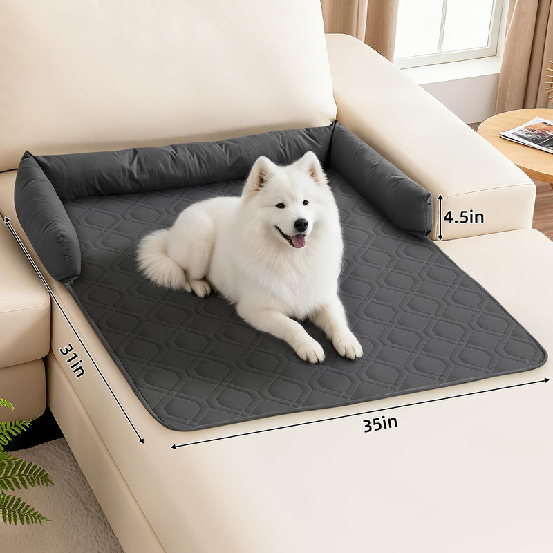 Hair-Resistant Dog Couch Bed Covers Removable Pet Sofa Bed Machine Washable Scratch-Resistant Waterproof Non-Slip Easy-Clean Dog Couch Cover - All Seasons Universal - PawsPlanet Australia