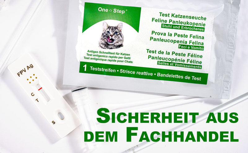 One Step 2 x Panleukopenia Quick Test I Test Cat Disease I FPV Infection Test I Test Cat Distemper I Parvovirus Test I Detection Feline Antigen (FPV Ag)