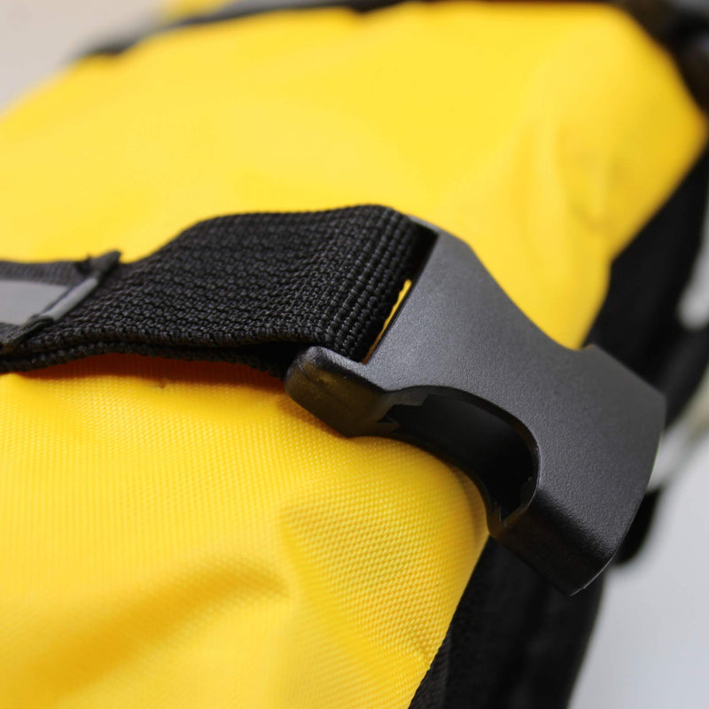 Dog Life Jacket Easy-Fit Adjustable Belt Pet Saver Swimming Safety Swimsuit Preserver with Reflective Stripes for Doggie (S, Yellow) S - PawsPlanet Australia