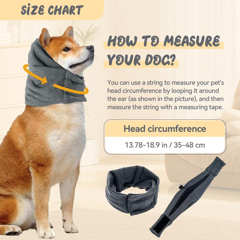 Dog Ear Protection, Ear Protection, Dog Polyester Material, Ear Muffs for Dogs, Adjustable, Noise Protection, Dog Earmuffs, for Small, Medium and Large Dogs, Outdoor Sports