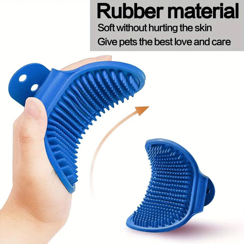 Self Cleaning Slicker Brush, Dog Cat Bunny Pet Grooming Shedding Brush, Easy to Remove Loose Undercoat, Pet Massaging Tool Suitable for Pets with Long or Short Hair (Blue) Blue - PawsPlanet Australia