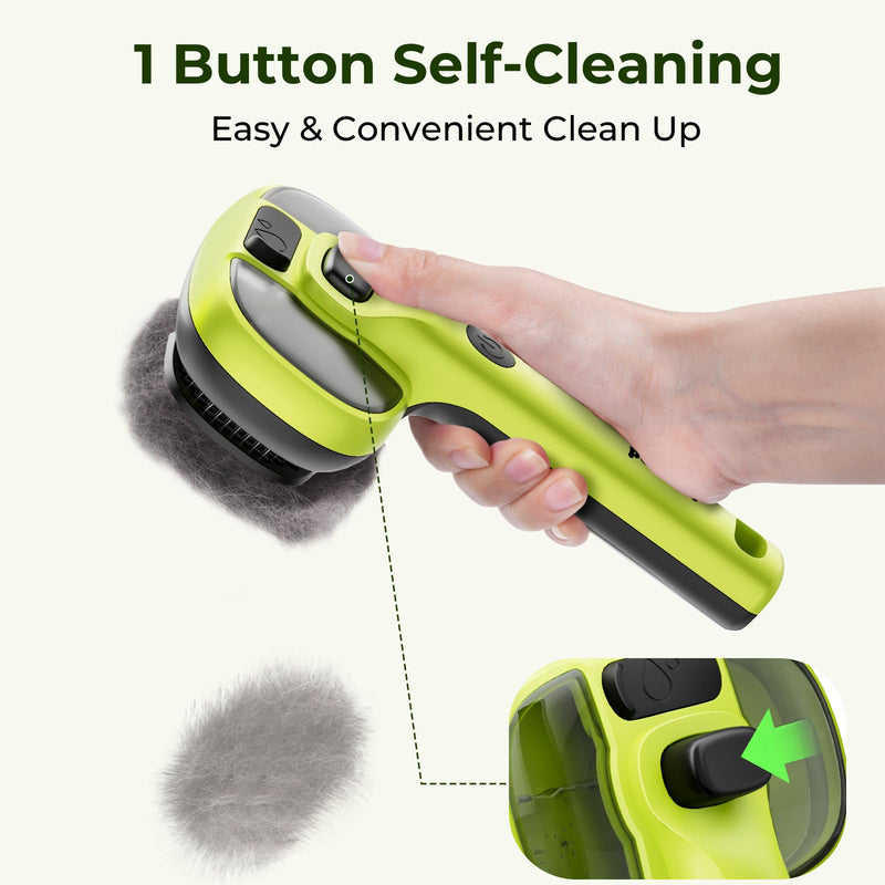 Pecute Steam Cat Brush, Self-Cleaning Cat Steam Brush,with 2 Water Spray Mist Modes, Large Capacity Tank, Dog Brushes for Grooming, for Shedding and Massaging Grooming of Long Short Haired Cats Dogs Green - PawsPlanet Australia