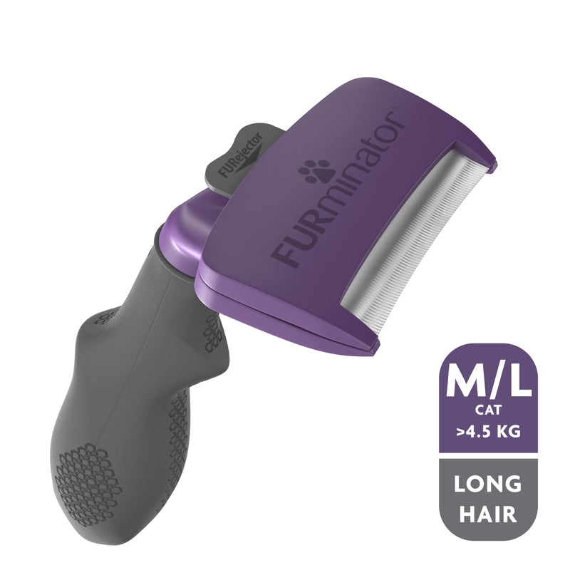 FURminator Undercoat deShedding Tool Cat M/L - Long hair