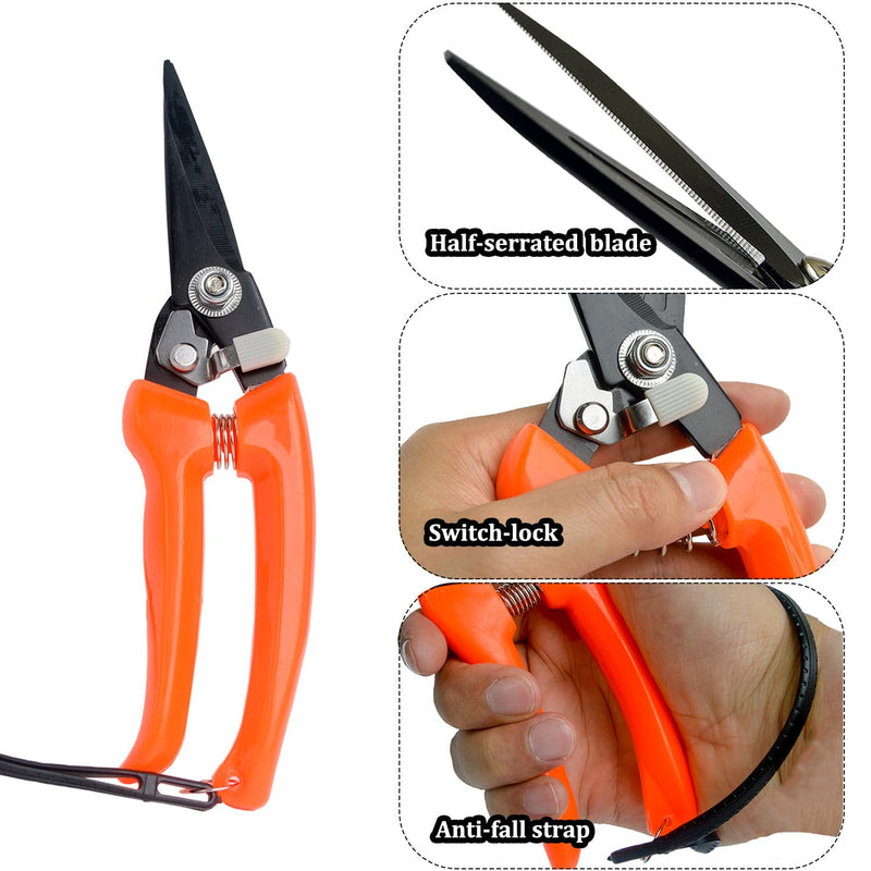 Goat Hoof Trimmers Serrated-Blade Hoof Trimmers for Goat, Sheep, Alpaca, Multiuse Trimming Shear with Non-Slip Handle, Livestock Hoof Care Tool for Goat Supplies