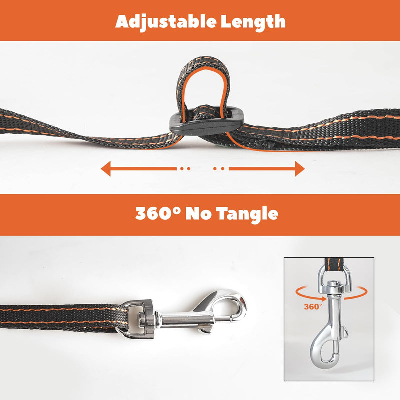 The Newest Two Dog Leash No Tangle Attachment【Compatible with All Retractable Leash】, ALL Adjustable Dual Dog Leash for Large Medium Small dog,Best Double Leash for Your Two Dogs - PawsPlanet Australia