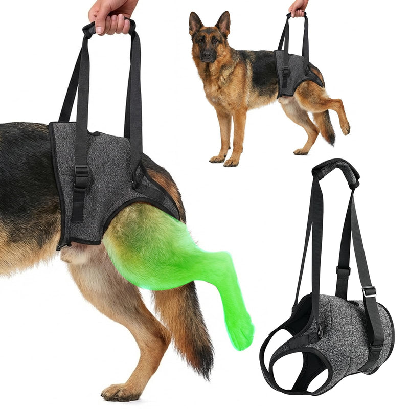 Dog Lifting Harness, Leg Support for Back Slings for Injured Disabled Elderly Dogs Walking Aid, Leg Brace Adjustable Lift Harness, Hind Leg Dog Support Strap for Small Medium Large Dogs(S) S