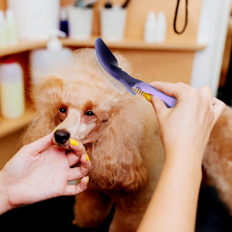 Dog Brush for Poodles,Grooming Brush for Dematting, and Detangle,Dog Brush for Poodles,German Shepherd Hair,Pitbulls,Yorkies,Labrador Retriever Grooming and Bathing - PawsPlanet Australia