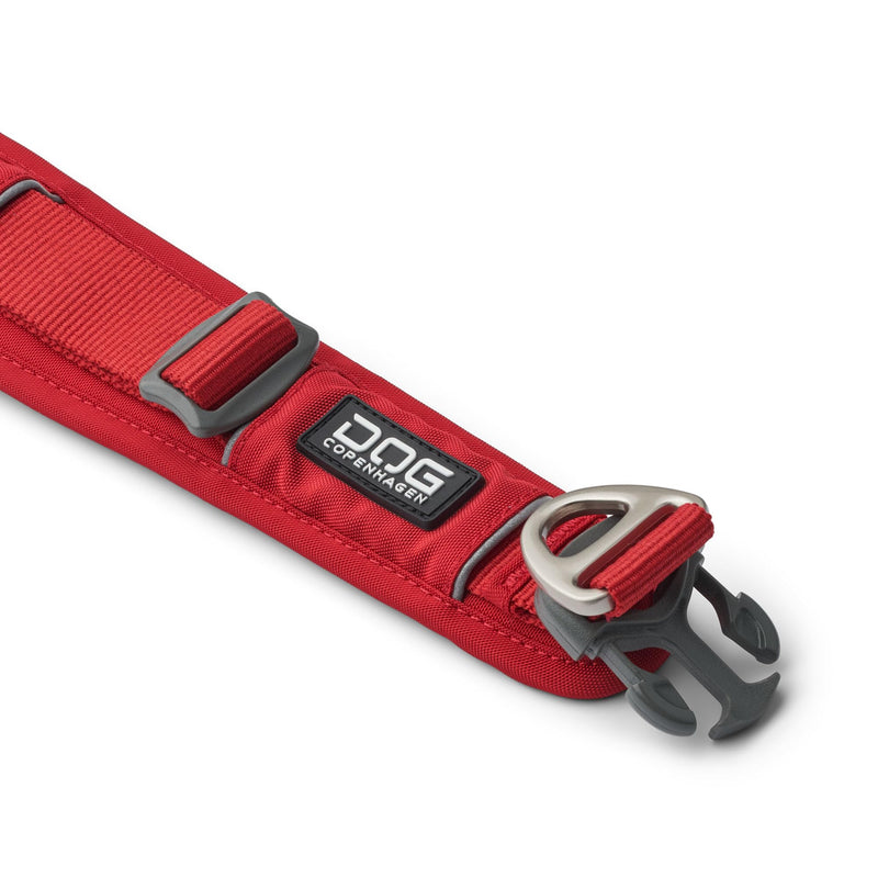 DOG Copenhagen Urban Explorer 3.0 Collar, Classic Red, Medium M - PawsPlanet Australia