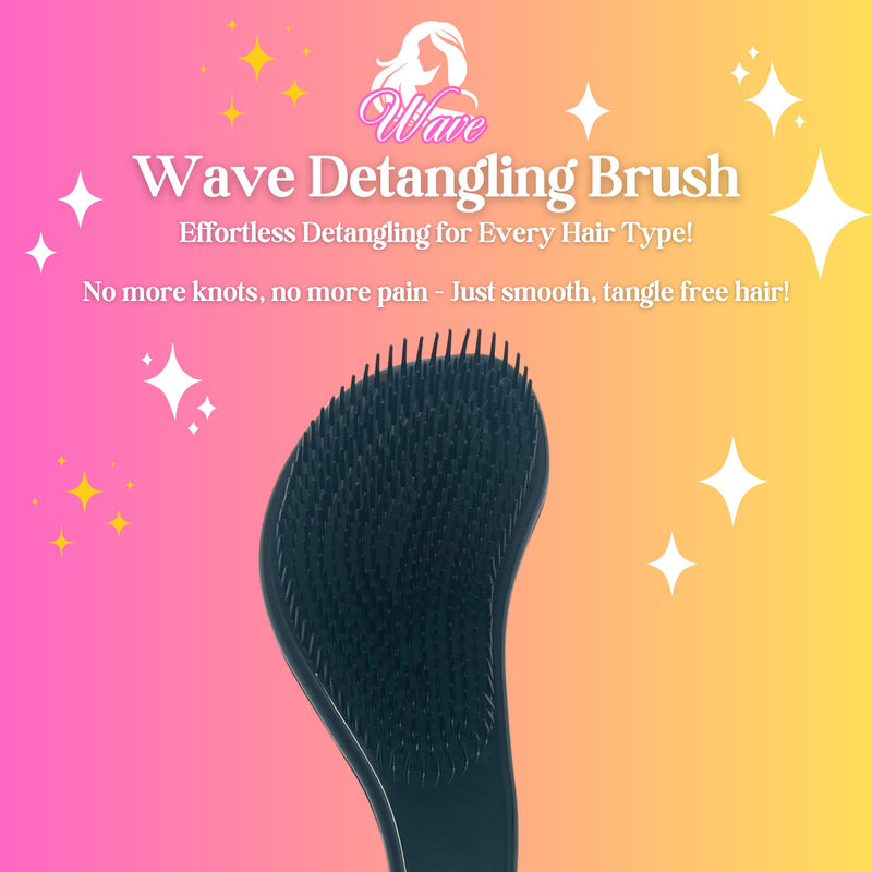 G.B.S Pet Deshedding Tools 3 Pack - Wave Fur Brush, Shampoo Brush, and Massager Brush - Perfect for Dogs or Cats Black - PawsPlanet Australia