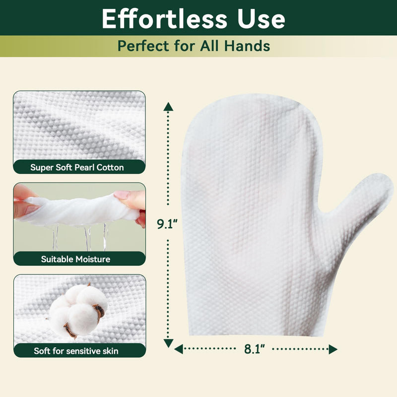ECO PET Glove Wipes – Dog & Cat Cleaning Gloves Wipe | Bath Wipes with Coconut Oil, Sea Buckthorn, Kakadu Plum, Oat Extract | Pet Grooming Paw, Fur & Butt Wipes | Glove-Style Wet Wipes Sea Tail Grass&Salt - PawsPlanet Australia
