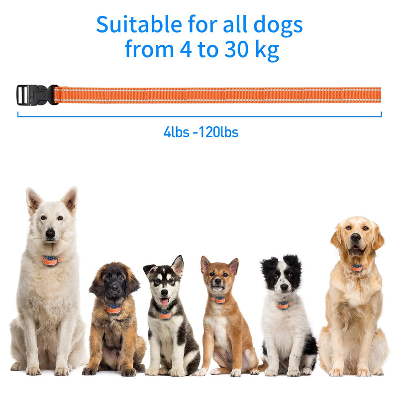 Automatic Guide Training Dog Collar, Two Anti-bark Modes with Beep Optional Electrostatic Shock Mode for Large Medium Small Dog, Vibration Barking Collar Waterproof & Rechargeable Bark Collar - PawsPlanet Australia