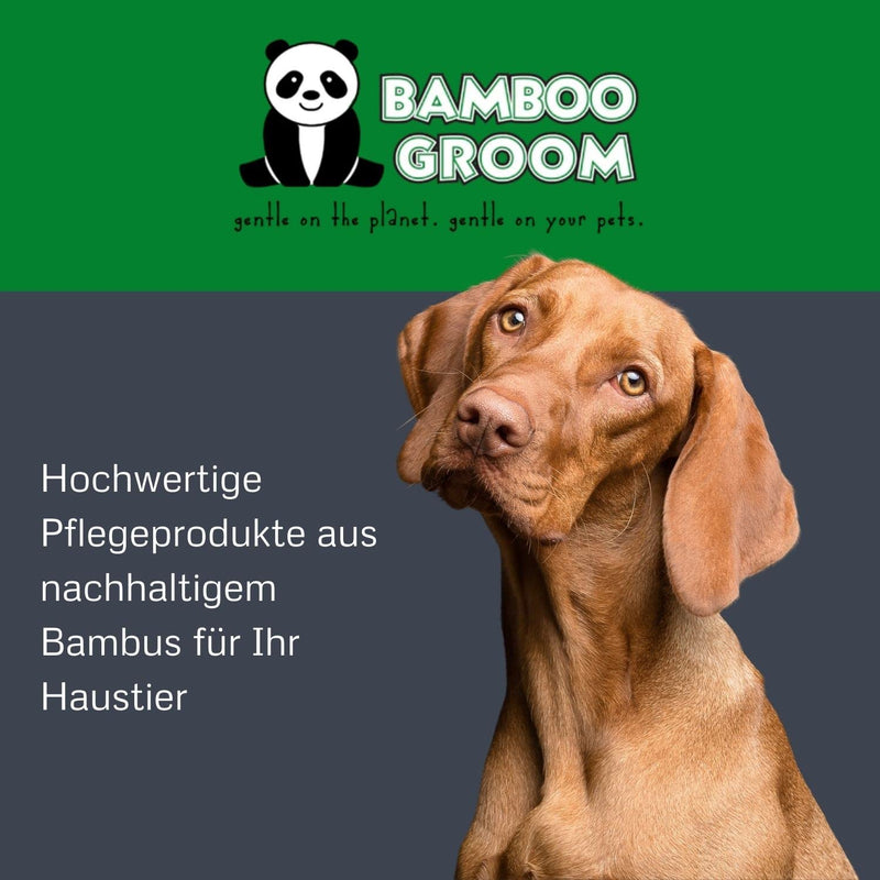 Bamboo Groom Soft Slicker Brush Medium - PawsPlanet Australia
