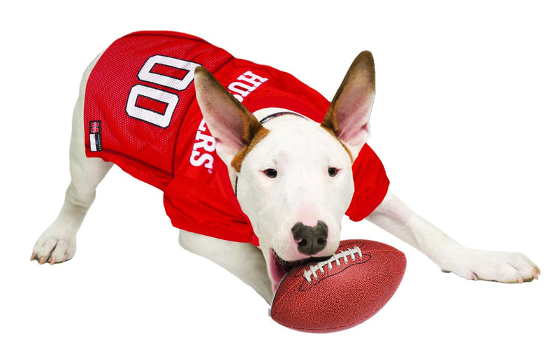 Pets First NCAA College Nebraska Huskers Mesh Jersey for Dogs & Cats, X-Small. Licensed Big Dog Jersey with Your Favorite Football/Basketball College Team (Pack of 2) X-Small (Pack of 2) Nebraska Cornhuskers - PawsPlanet Australia