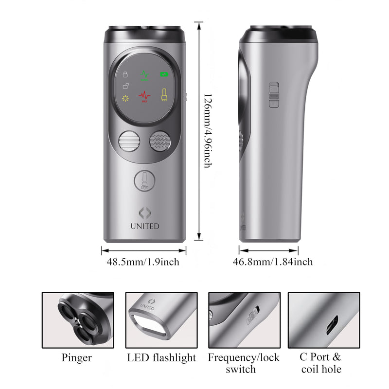 Dog Bark Deterrent Devices, 3X Ultrasonic Anti Barking Device for Dogs, Dog Training & Behavior aids Up to 50 FT Range, Safe & Effective Bark Deterrent, Training Tools with LED Flashlight & HD Display - PawsPlanet Australia