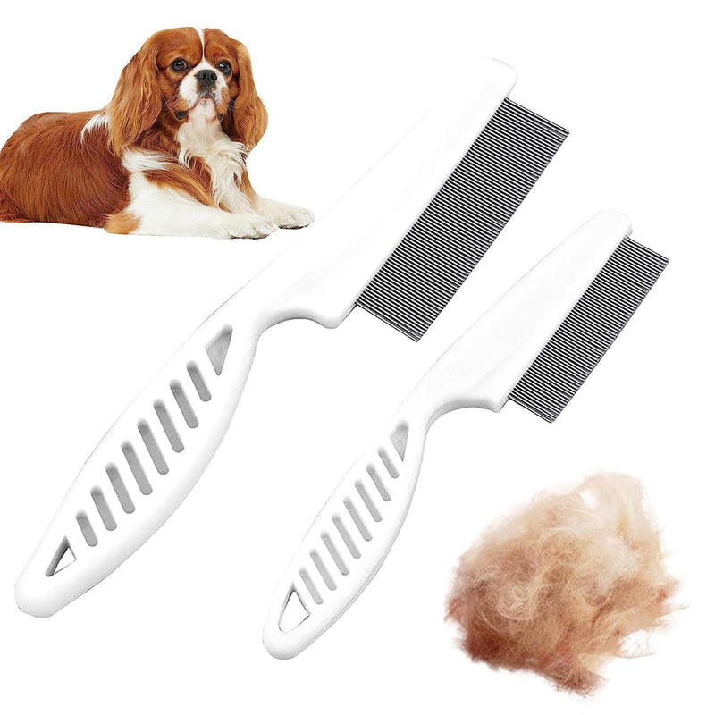 Magic Pet Comb Flea Comb for Dogs and Cats Multifunctional Pet Hair Comb Flea and Tear Stain Removal Magic Flea Brush and Tear Stain Comb Pet Supplies Remove Knots Crust Mucus