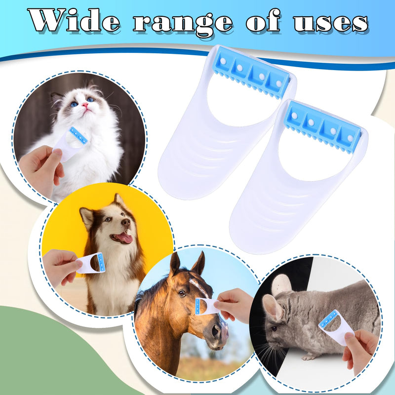 6 PCS Horse Shedding Blade, Disposable Shedding Blade for Horses, Stainless Steel Horse Grooming Kit Clippers Supplies for Horses and Pet - PawsPlanet Australia