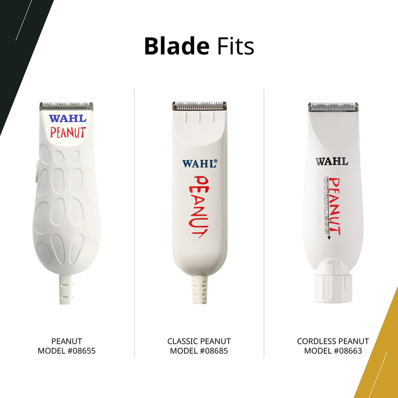 Wahl Professional Standard Snap-On Peanut Blade, Easy Maintenance, Sharp Performance, Compatible with Black Peanut and Sterling Bullet - PawsPlanet Australia