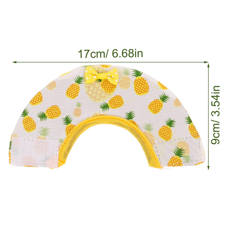 SUPVOX Bird Recovery Collar Bird Elizabethan Collar Neck Rings Wound Protector Cone Collar for Parrot Budgies Parakeet Cockatiels Yellow - PawsPlanet Australia