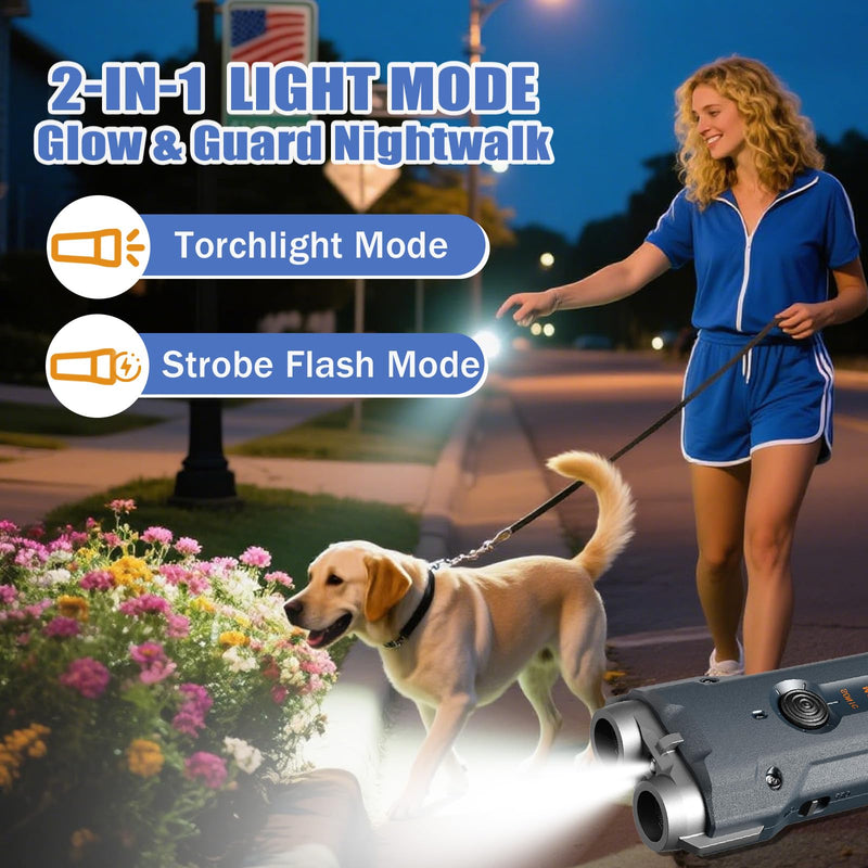 Dog Bark Deterrent Devices, 2025 Upgraded 2X Ultrasonic Anti Barking Device for Dogs-32FT Effective Range Stop Barking Neighbors Dog, Portable & Rechargeable Dog Training, Safe for Human & Dog Outdoor - PawsPlanet Australia