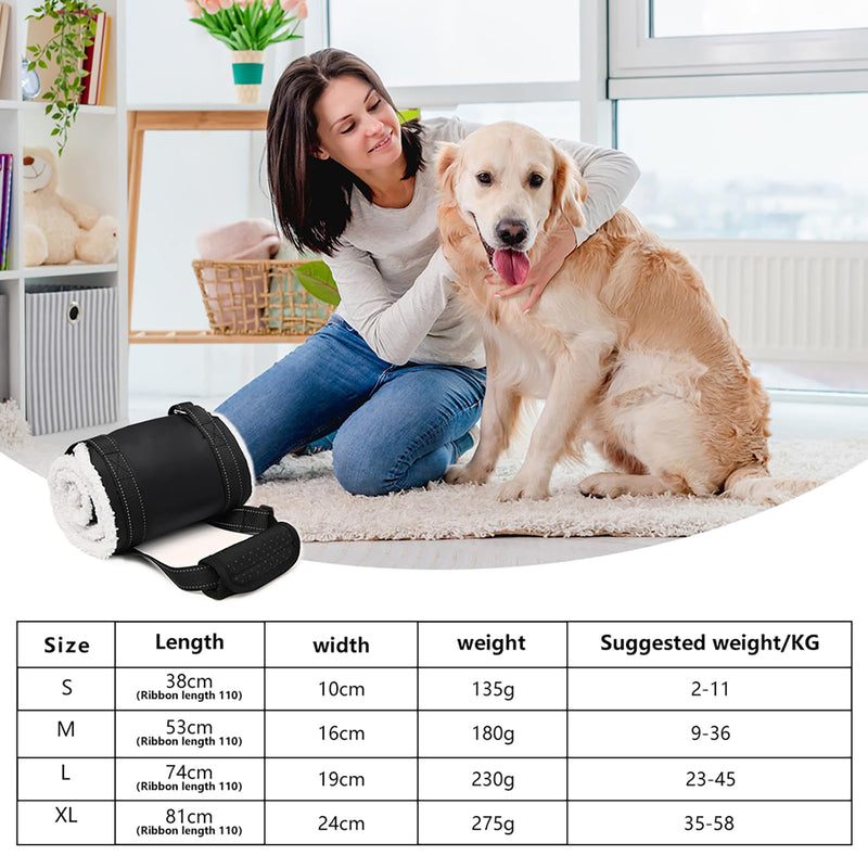 Dog Carrying Aid, Adjustable Walking Aid and Rehabilitation Carry Strap for Various Sizes, Safety Support for Disabled, Injured or Older Dogs, M