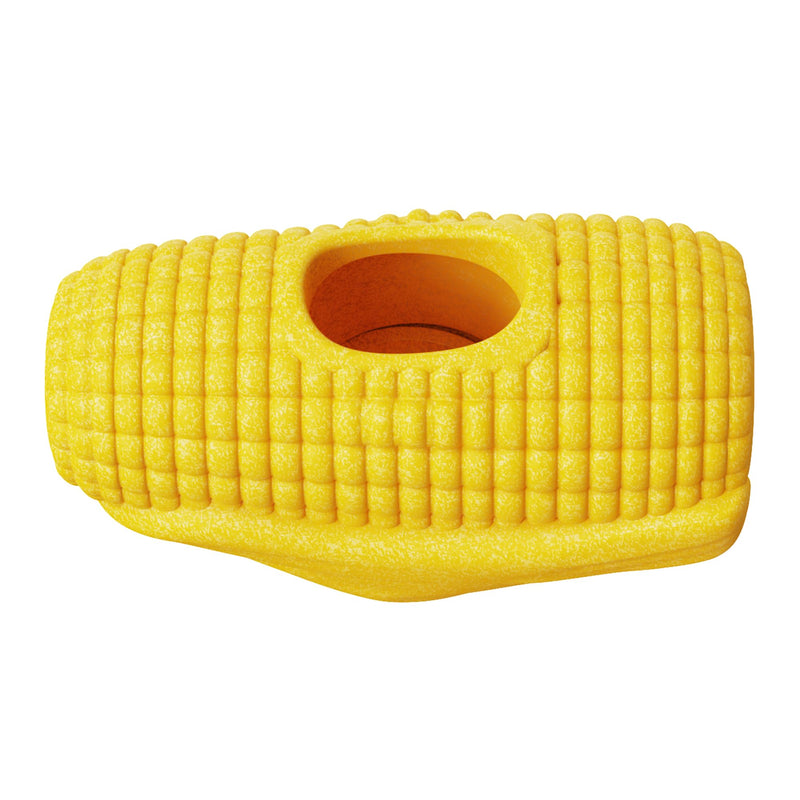 Interactive Dog Toys for Aggressive Chewers, Indestructible Dog Toy to Keep Them Busy, Corn-Shaped Durable Dog Chew Toys for Large & Medium Breeds, Frozen Treat Holder for Anxiety Relief & Dental Care