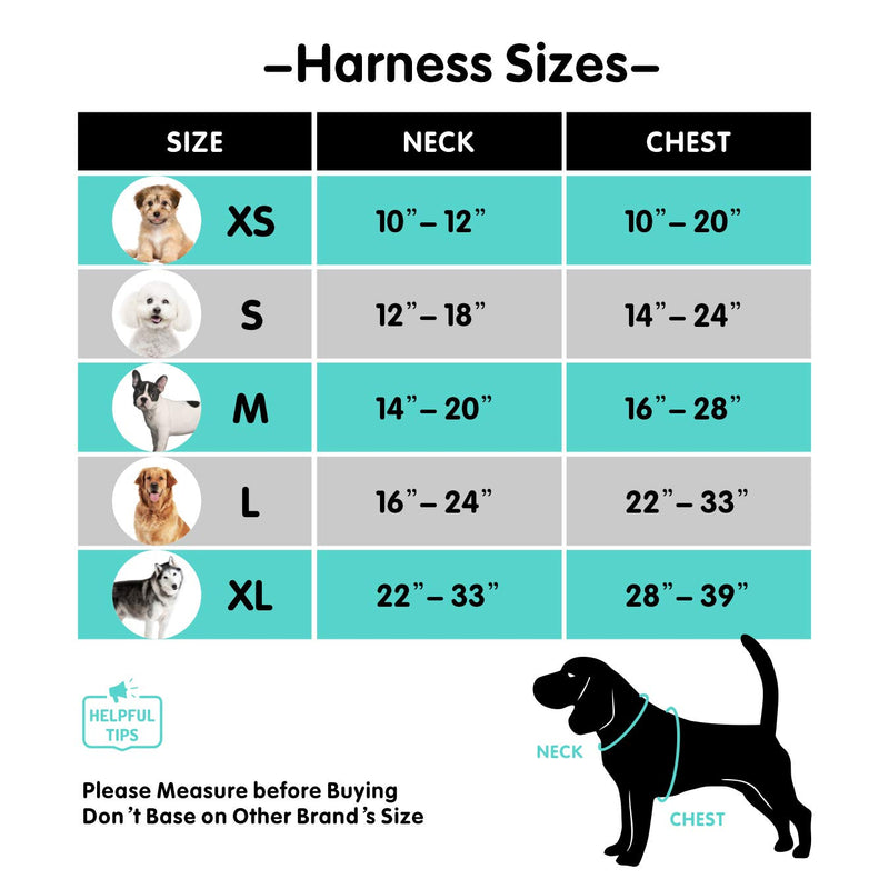 PoyPet Reflective Soft Breathable Mesh Dog Harness Choke-Free Double Padded Vest with Adjustable Neck and Chest(Military Green,M) Medium Military Green - PawsPlanet Australia