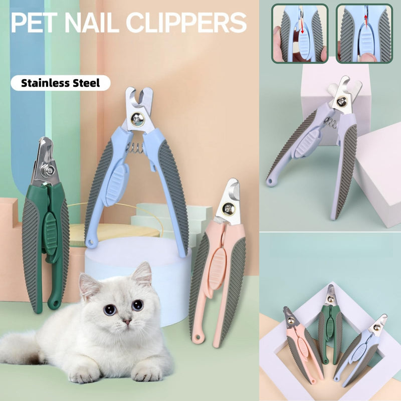 Pet Grooming Tool Kit including 3 in 1 Professional Shedding Brush & Nail Clippers with Storage Bag for All Breeds and Sizes of Dogs and Cats, Pink, Promotes Healthy Skin and Claws - PawsPlanet Australia