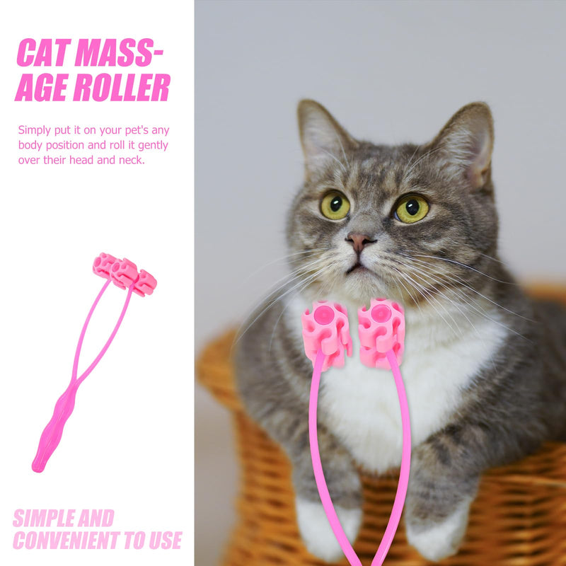 GLEAVI Massage Roller cat Roller cat face Roller cat Thin face Massager cat face Massager Scroll Wheel pet cat - PawsPlanet Australia