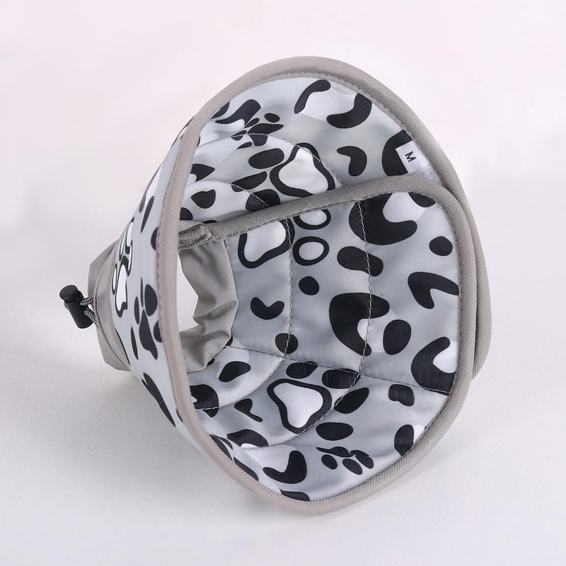 Cat Collar, Soft, Cat Collar, Adjustable Cat Collar, Grey, Polyester, PU, 8-25 cm, Prevents Licking Wounds, Ideal for Long-Term Use