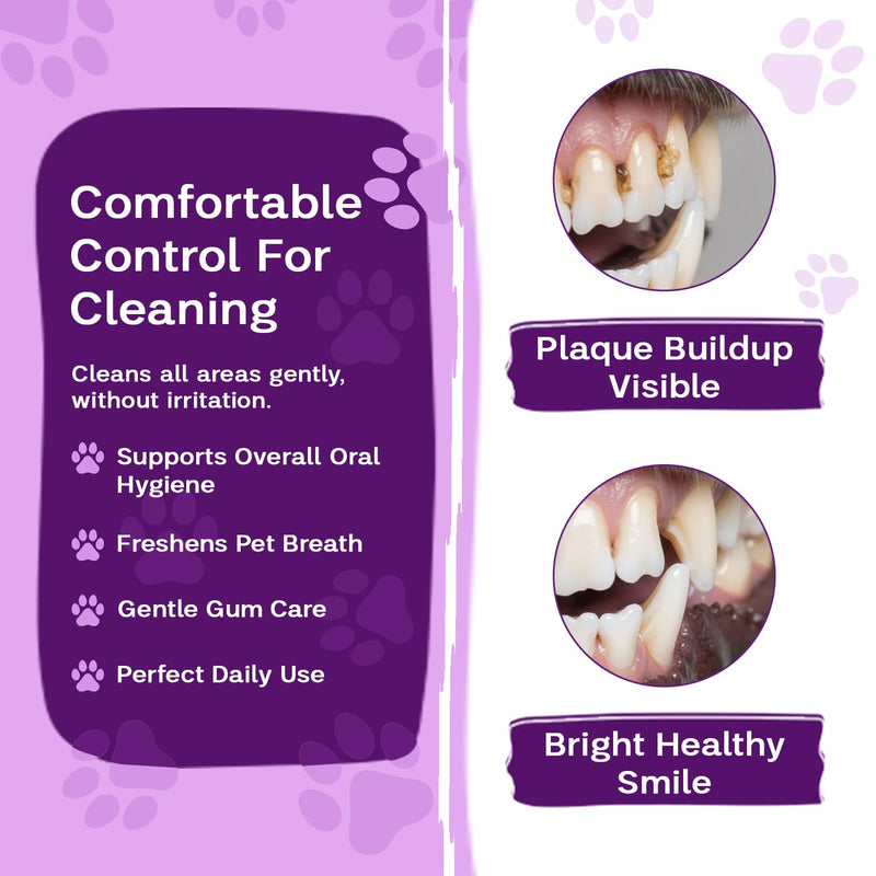 Dental Wipes Unscented – Best Dog Teeth Cleaning, Dog Dental Wipes for Dogs Teeth, Finger Toothbrush for Dogs and Cats, Oral Care, Remove Plaque, Tartar & Bad Breath – 50 Count