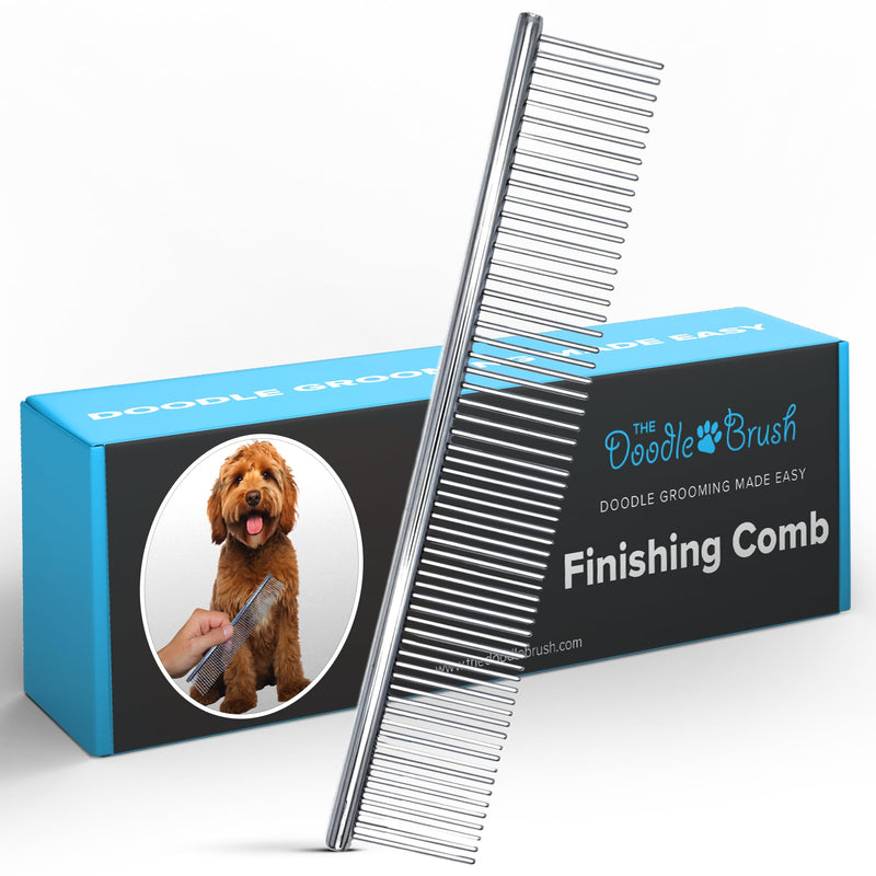 Dog Combs for Grooming Matting, Metal Comb For Dogs, Large Goldendoodle Stainless Steel Doodle Dog Grooming Combs, Tackles Mat & Tangles for Poodles, Labradoodle, Cockapoo Pet Comb - PawsPlanet Australia