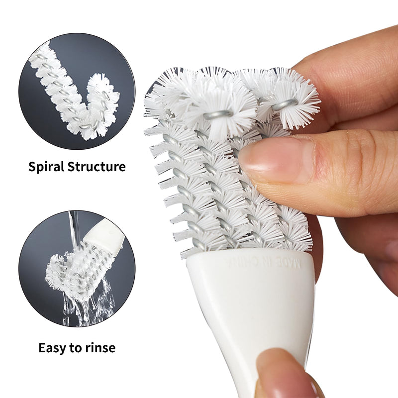 Bird Cage Cleaner with Long Handle & Shovel – Hard Bristles Easy Bird Droppings Removal Brush for Parrot & Pet Cages & Bird Perch – Durable Bird Cage Cleaning Tool & Accessory (2) 2 - PawsPlanet Australia