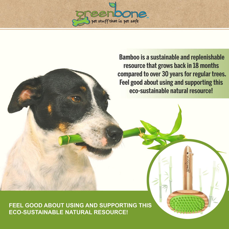 Pet Spa Massager - All-Natural Bamboo Pet Grooming Tool - Entirely Made from Sustainable Bamboo for Dogs & Cats - PawsPlanet Australia