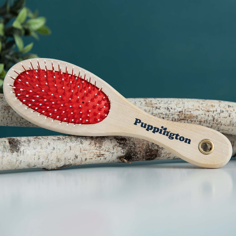 Puppington 2-in-1 Dog Grooming and Deshedding Brush for Small and Large Dogs - Dog Brush for Shedding Short Haired and Long Haired Dogs - PawsPlanet Australia