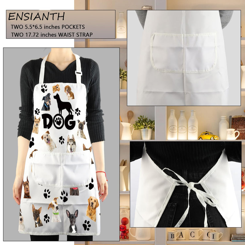 ENSIANTH Dog Groomer Apron for Grooming - Puppy Apron - Grooming Gifts for Dog Lovers and Owners dog grooming apron