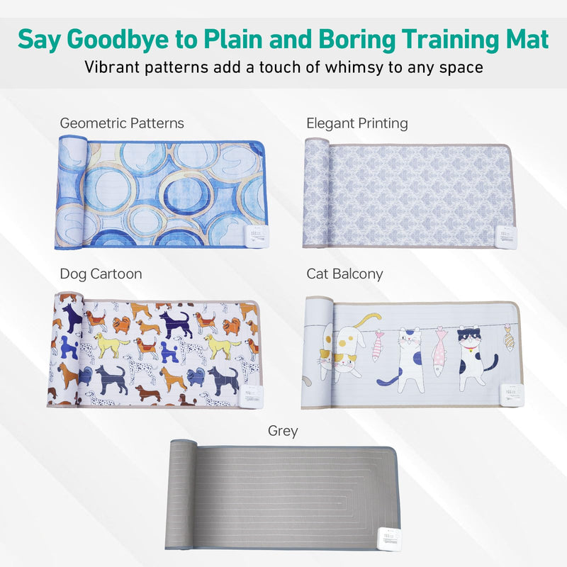 DOGNESS Rechargeable Scat Mats for Dogs, Cat Shock Deterrent Mat - 59"x15" | Keep Dogs Off Couch & Furniture, Cats Off Kitchen Countertops | Safe Indoor Pet Deterrent for Restricted Areas 59"x15" Grey