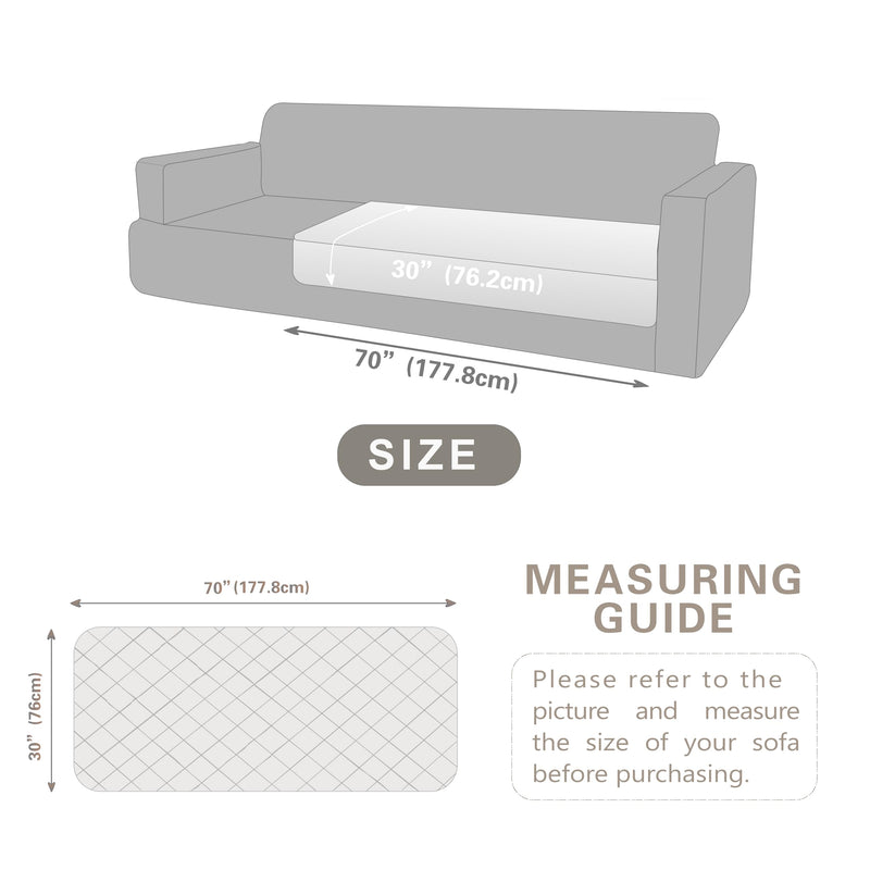 Dogs/Cats Bed Mats, Dog Pad Washable Removable Couch Cover with Anti-Slip Back, Plush Long Fur Mat, Perfect for Small, Medium and Large Dogs.(Magic Gray, 30"x70") 30"x70" Magic Gray - PawsPlanet Australia