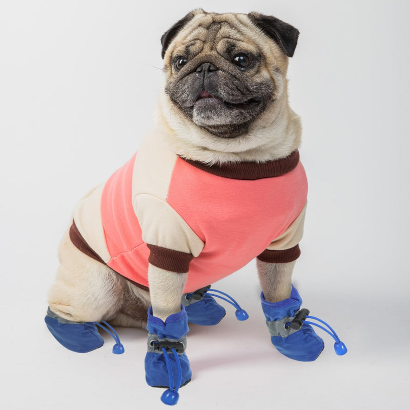 iplusmile Waterproof Dog Boots 4-Pack Small Size with Anti-Slip Soles Lightweight Pet Booties for Outdoor Hiking Walking Protect Paws from Rough Terrain All Seasons - PawsPlanet Australia