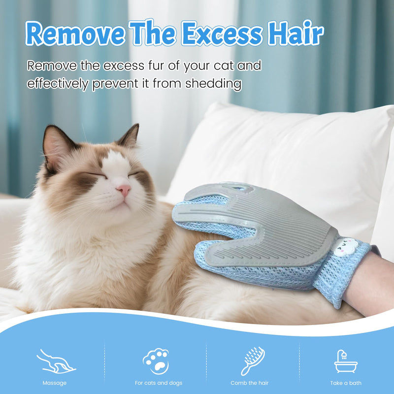 Pet Hair Removal Glove – Reusable Static Pet Hair Remover for Dogs & Cats, Easy Clean Glove for Furniture, Clothes, Couch & Laundry - PawsPlanet Australia
