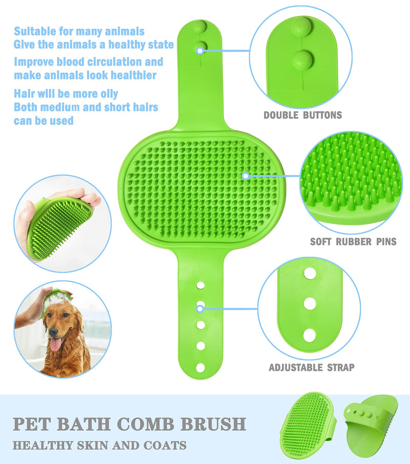 Dog Towel Pet Cat Dog Bath Towel Microfiber Drying Towel 3 in 1 Super Absorbent Ultra Soft Double Density 600 GSM Pet Brush Cat Dog Bath Brush for Small, Medium, Large Dogs and Cats - PawsPlanet Australia