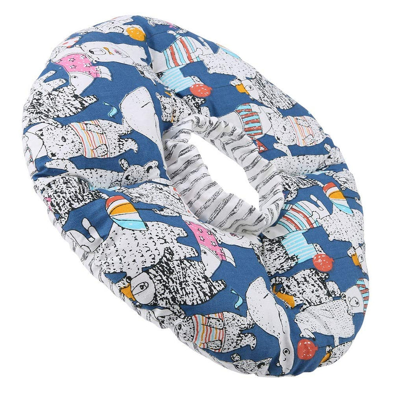 Alomejor Pet Healing Collar, Lightweight, Durable, Safe, Prevents Wound Licking, Plastic Buckle Design for Comfortable Resting, 2 Colors (Blue)