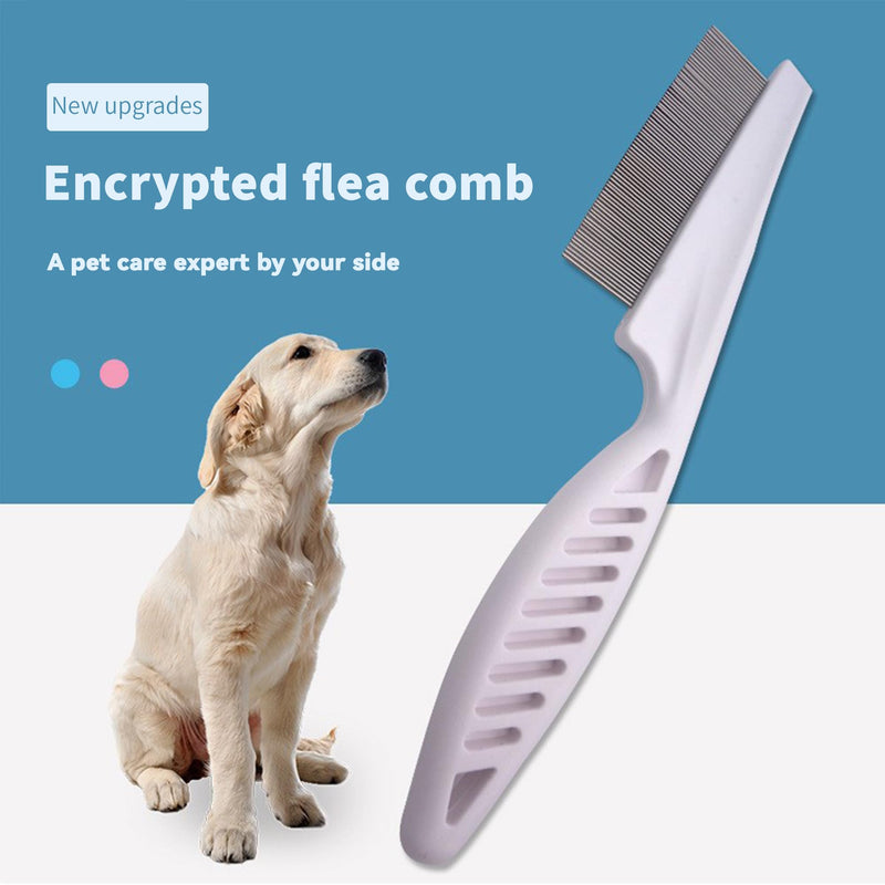 Pet Grooming Comb for Cats & Dogs Removing Tangles and Knots Removes Tangles Knots Stainless Steel Pins Tear Stain Removal - PawsPlanet Australia